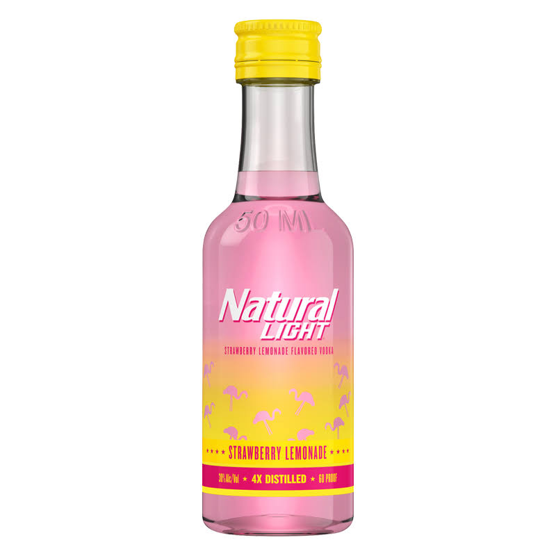 Natural Light Strawberry Lemonade Vodka (50 ml)