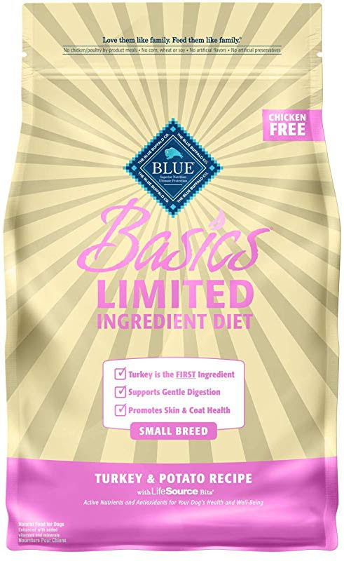 Blue Buffalo Basics Limited-Ingredient Formula Small Breed Dry Adult Dog Food - Turkey & Potato, 4 lb