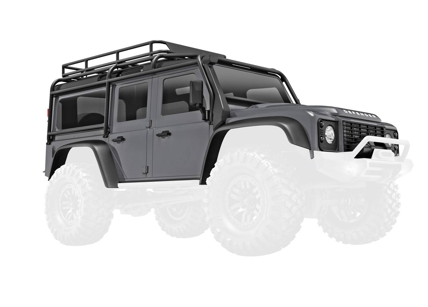 Traxxas Land Rover Defender Body CompleteSilver