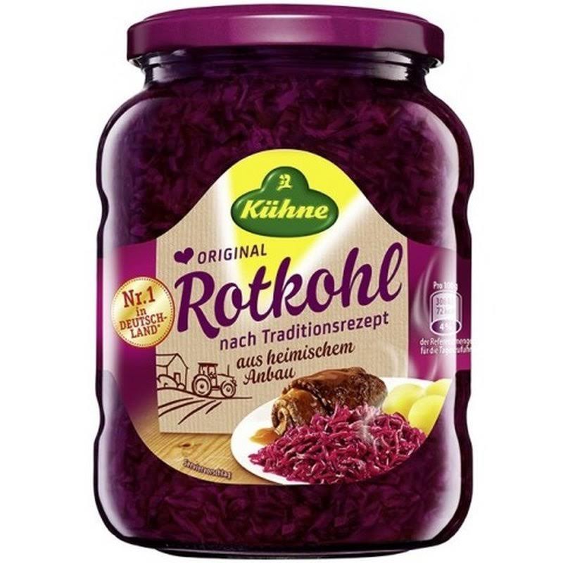 Kuhne Rotkohl Red Cabbage 650g