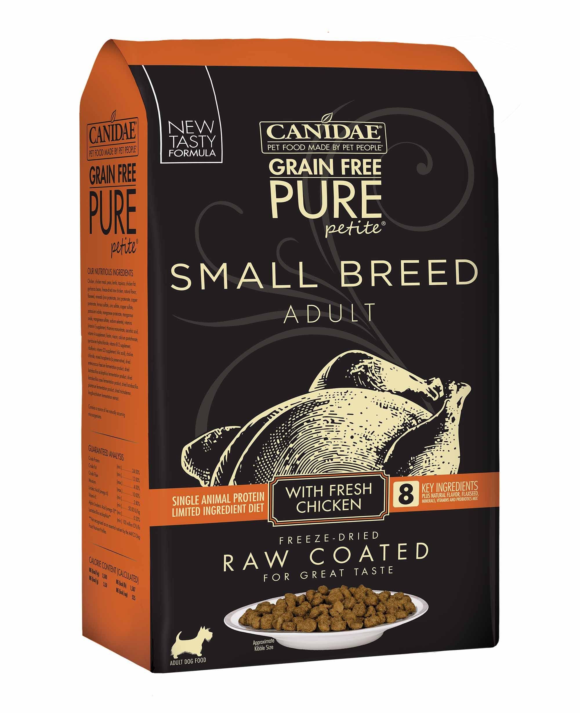 Canidae Pure Petite Small Breed Chicken Dry Dog Food, 4 lb