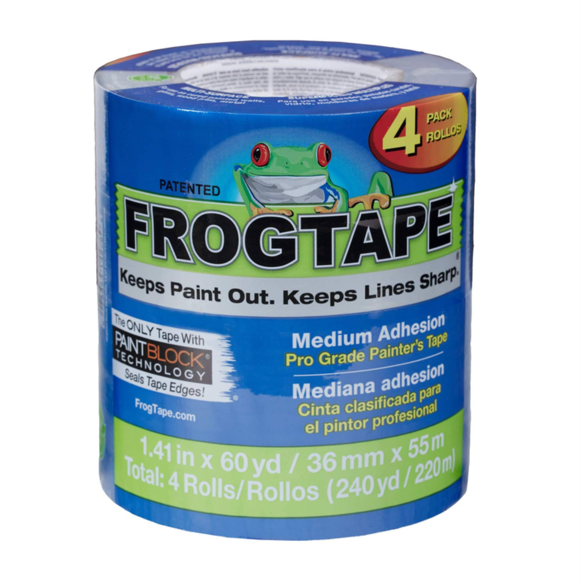 FrogTape Painter's Tape - Blue, 1.41" x 60yd