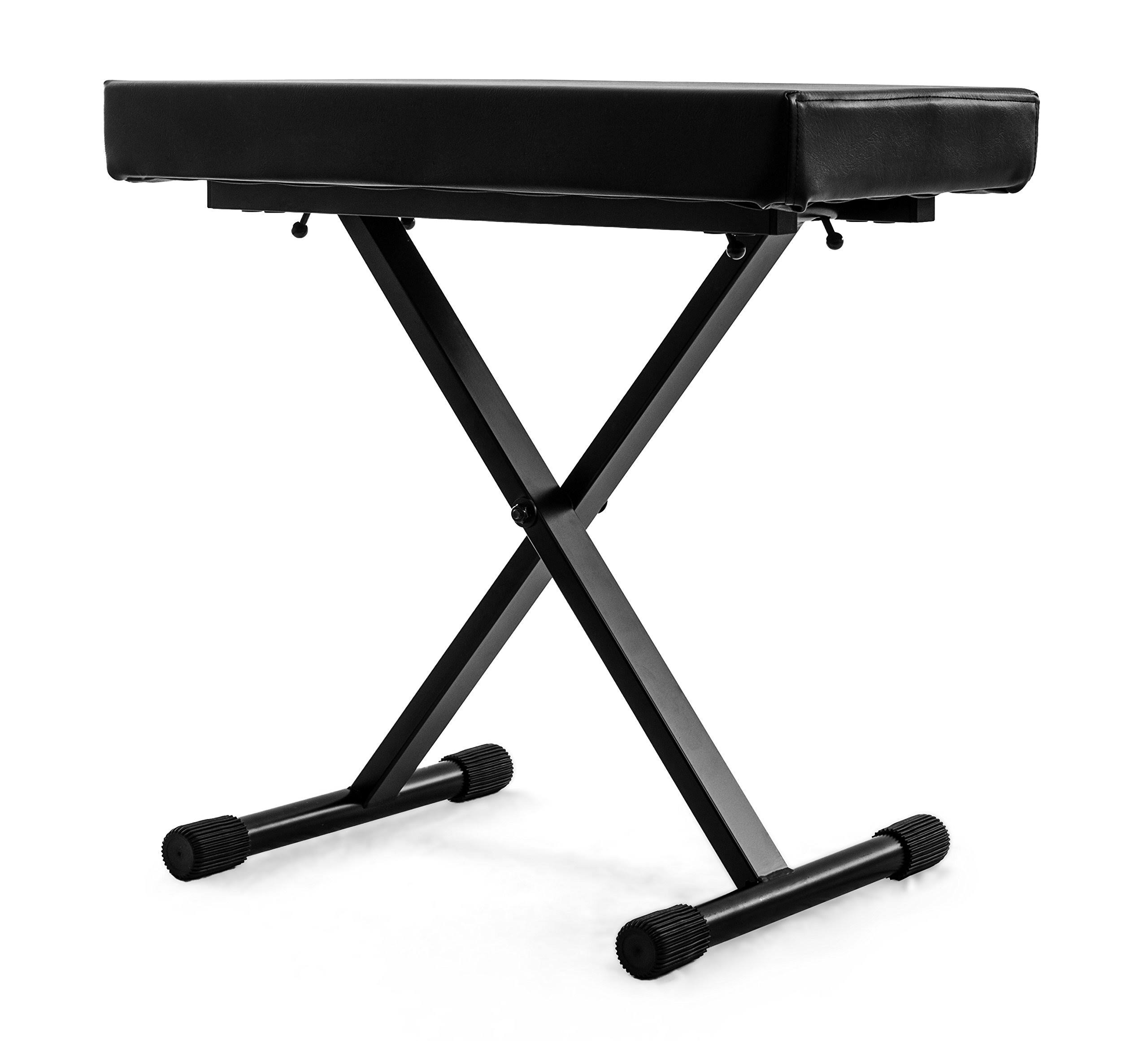 Nomad Nkb-5505 Deluxe X-style Keyboard Bench - With 265lbs Weight Capacity
