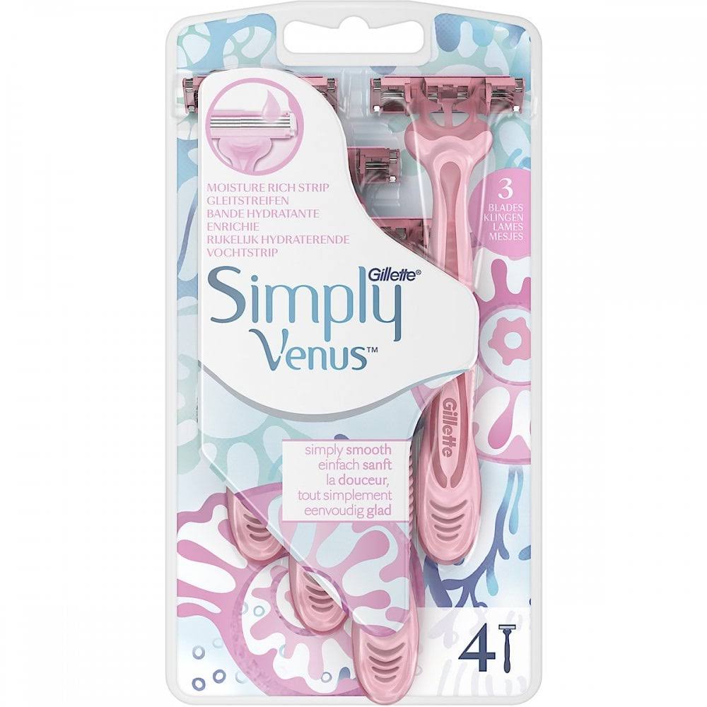 Gillette Simply Venus Disposable Razors - 4pk