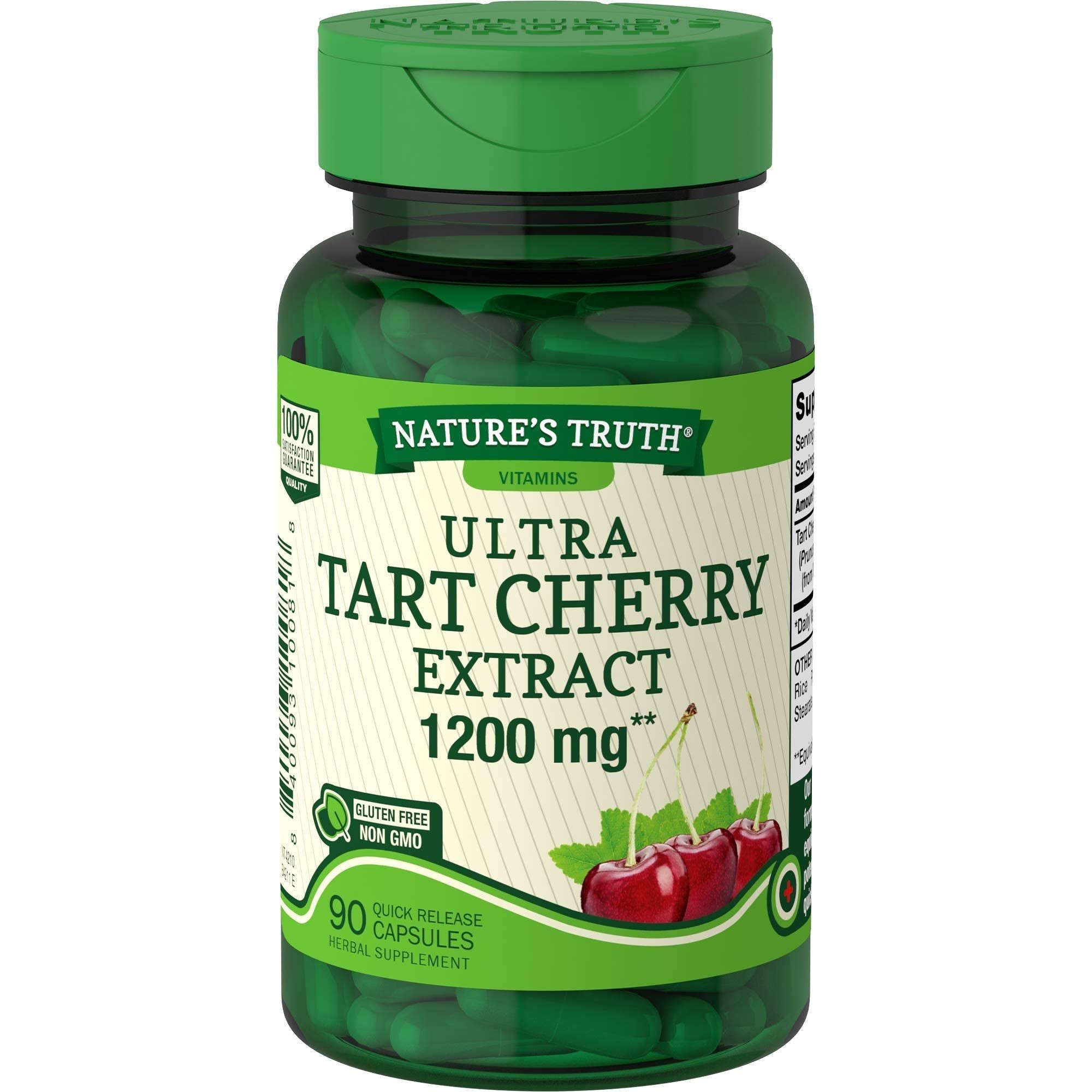 Nature's Truth Ultra Tart Cherry Extract Dietary Supplement - 1200mg, 90ct