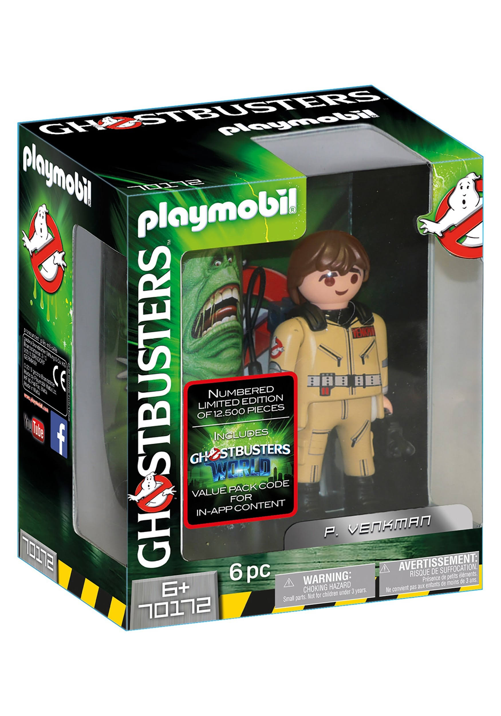 Playmobil 70172 Ghostbusters Figure P. Venkman