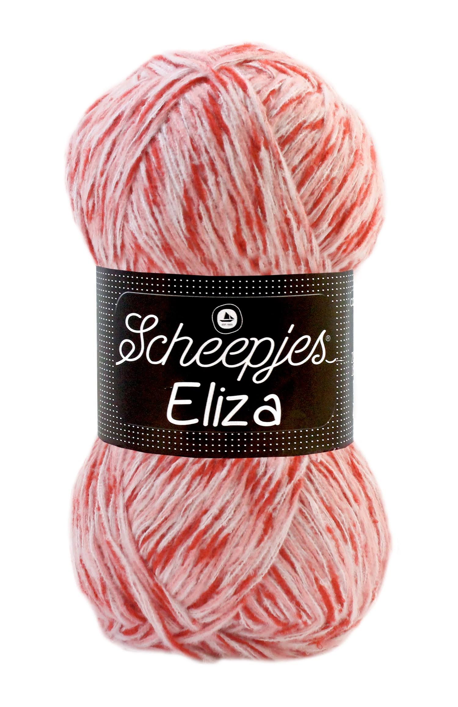 Scheepjes Eliza DK Weight Red/Pink Yarn 100g - 206 Candy Store