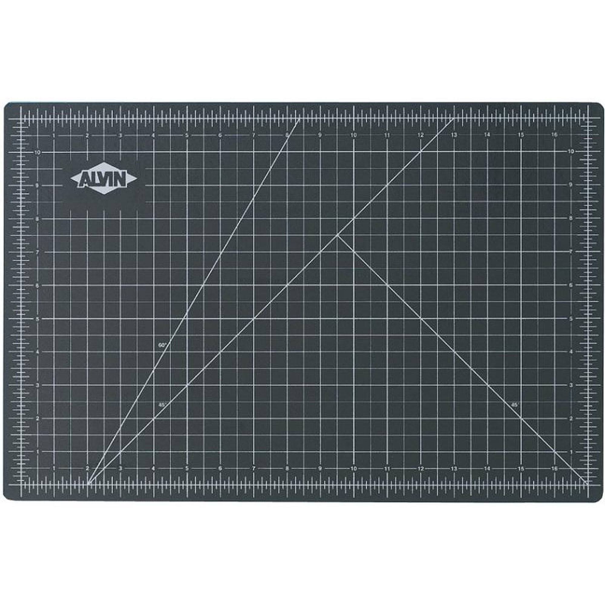 Alvin Professional Cutting Mats - Green and Black, 36" x 24"
