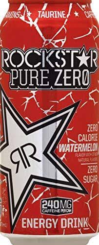 Rockstar Pure Zero Energy Drink - Watermelon, 16oz