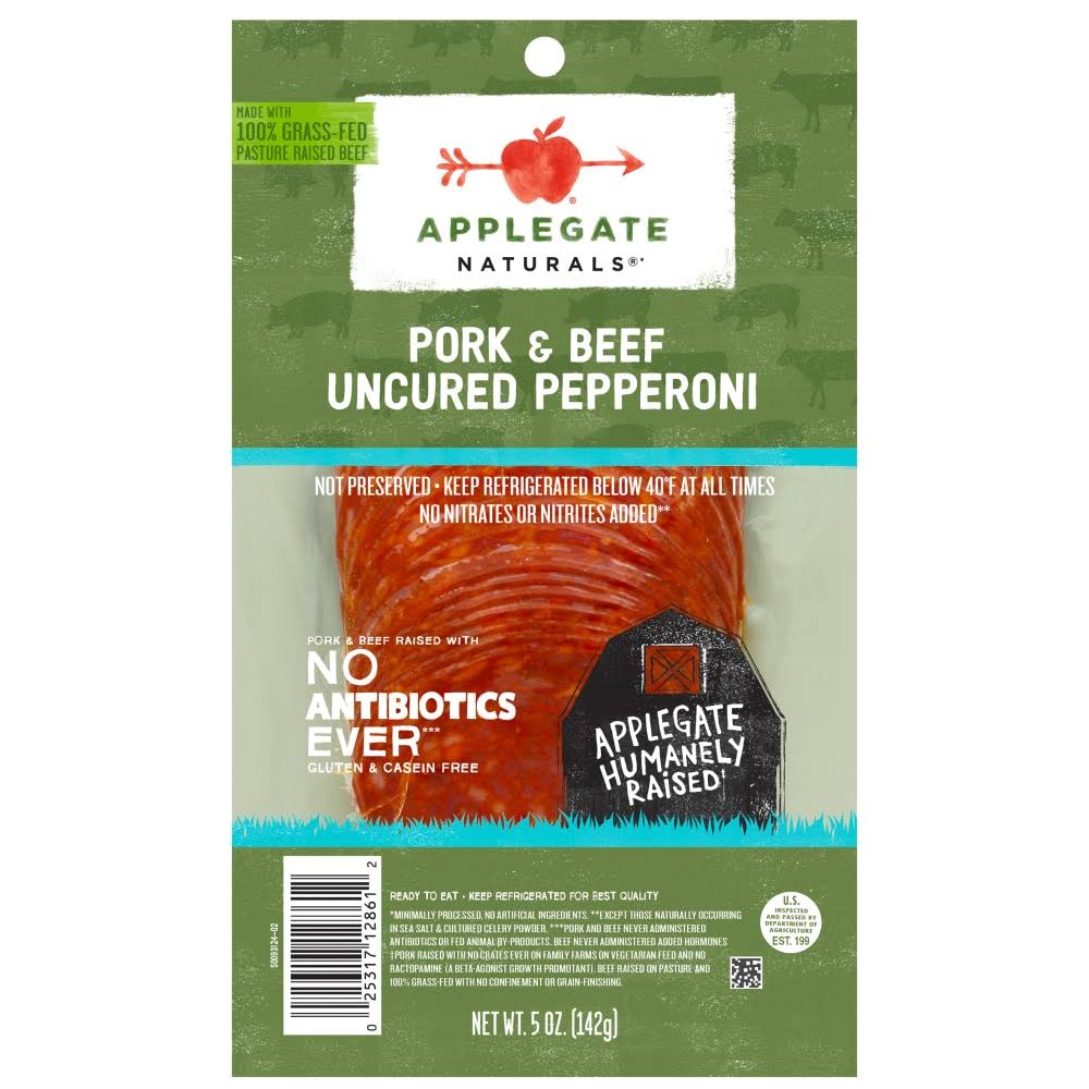 Applegate Farms Naturals Pepperoni - Uncured, 5oz