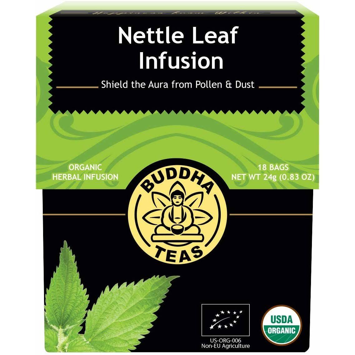 Buddha Teas Nettle Leaf Tea - Kosher, 18 Tea Bags, 23g