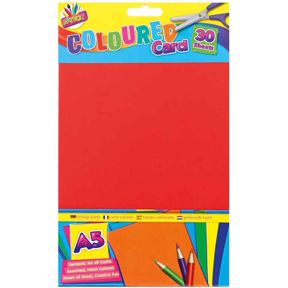 A5 Coloured Card - 30 Sheets | Ditzy Doll