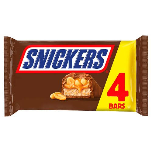 Snickers Multipack Chocolate Bar - 41.6g, 4ct