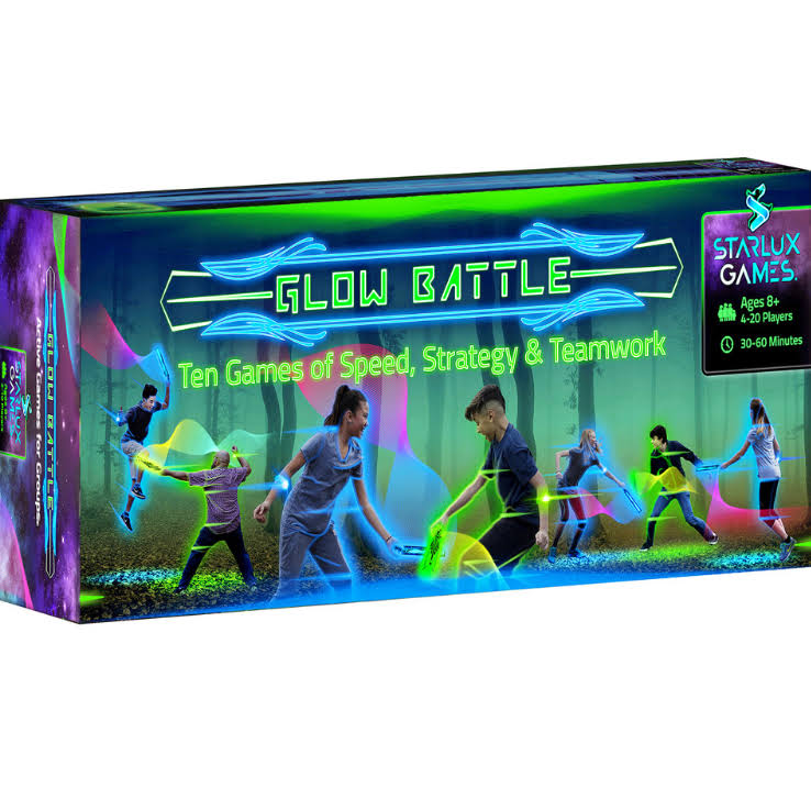 Starlux Games Glow Battle - Family Pack: A Light Up Game Set For The Entire Family, 2-8 Players Ages 8+; Truly A Unique Gift