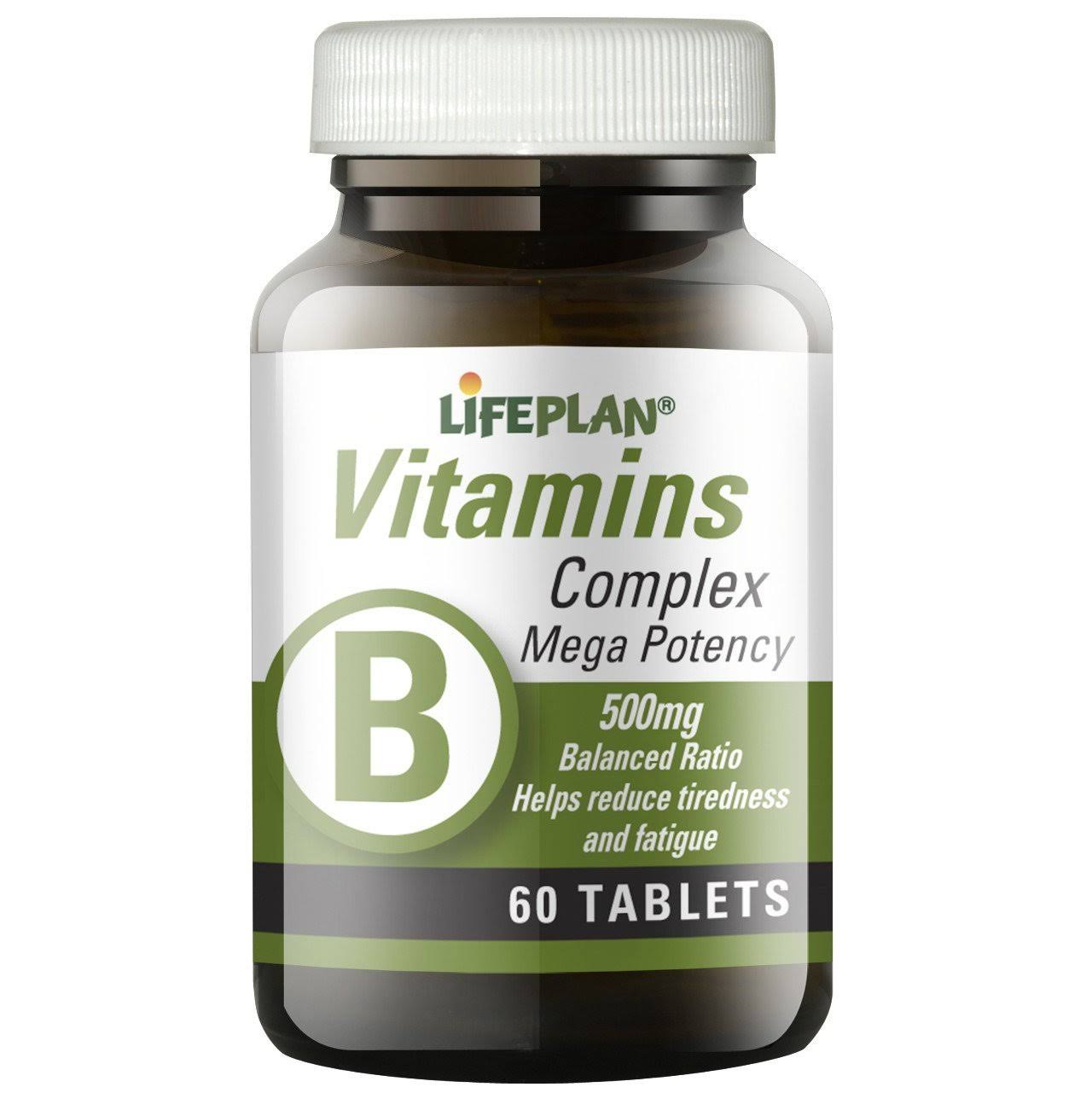 Lifeplan B Complex Mega Potency - 60 Tablets