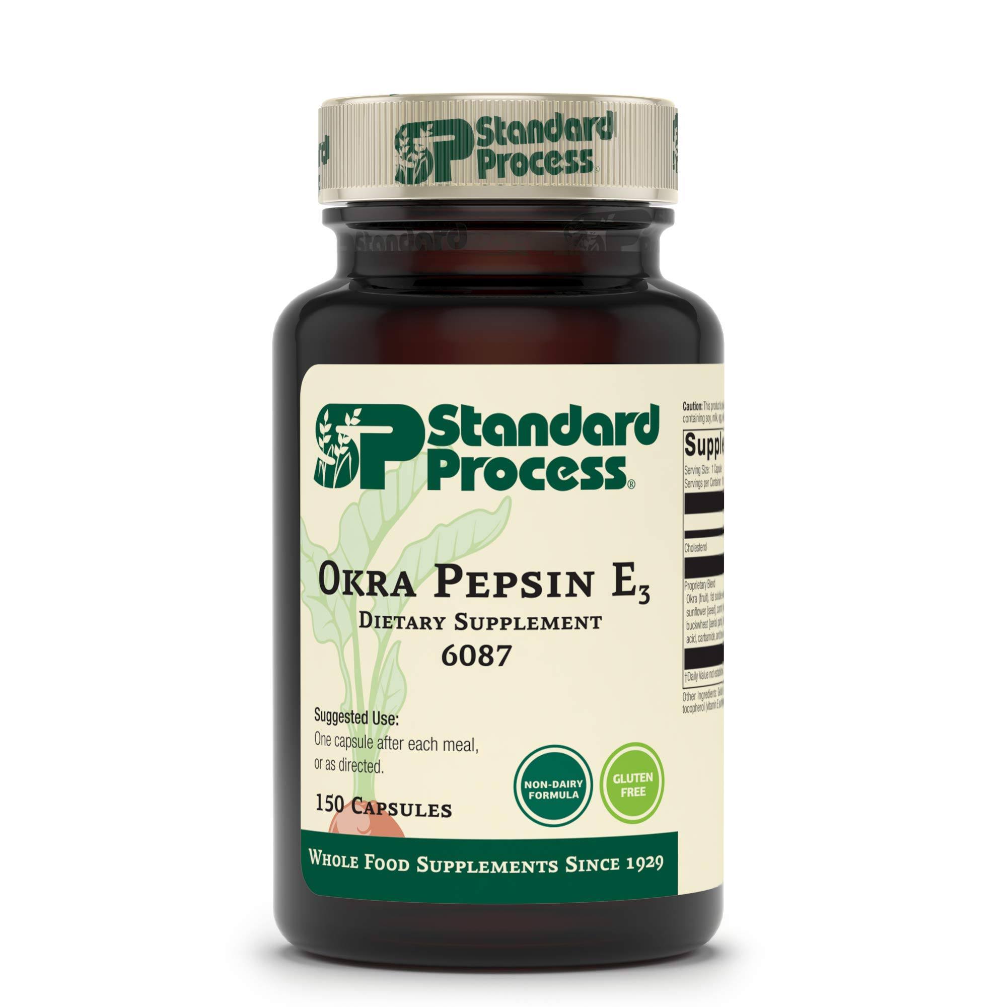 Standard Process Okra Pepsin E3 - Whole Food Digestion and Digestive