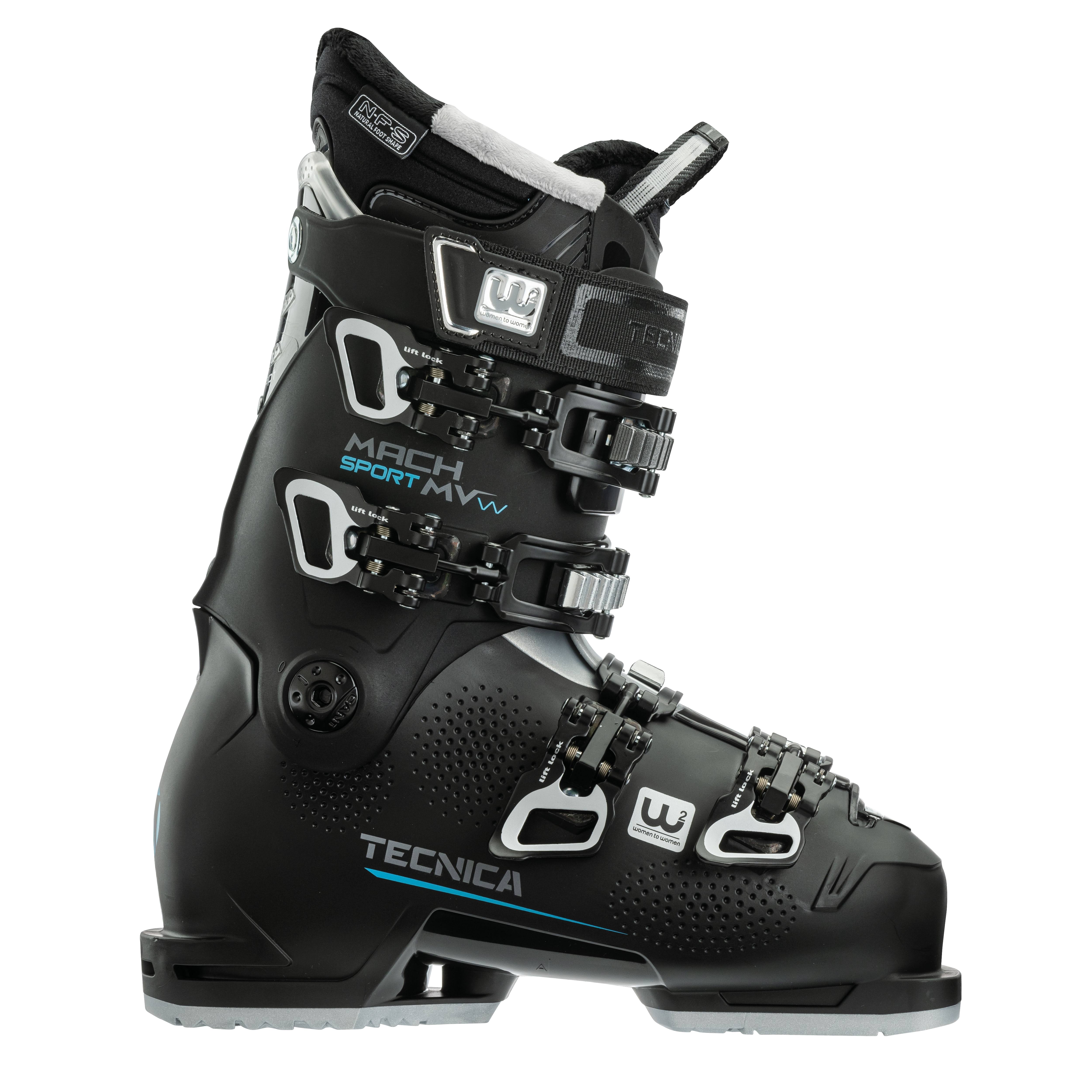 Tecnica Mach Sport 85 MV Ski Boots - Womens Black