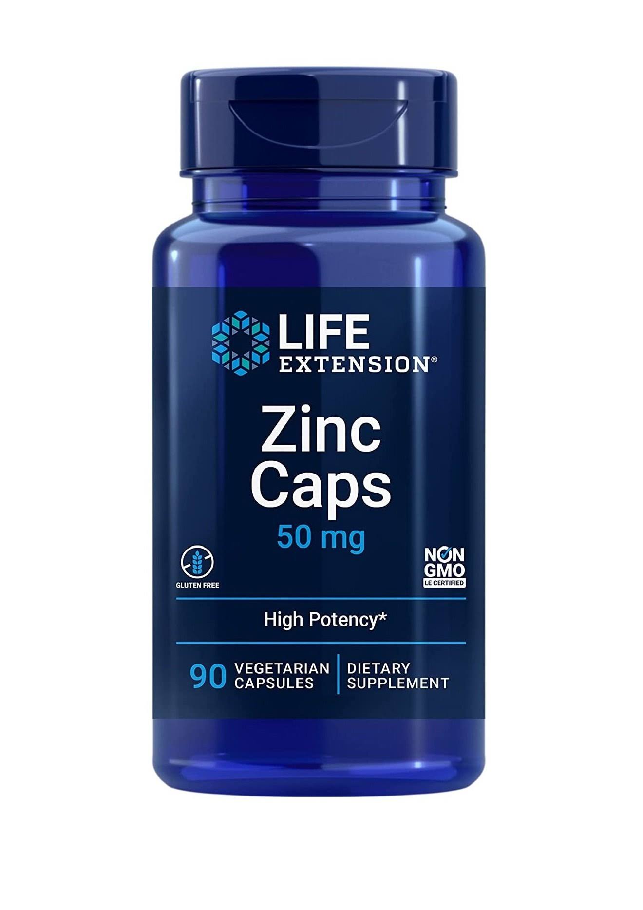 Life Extension Zinc Caps - 50mg, 90 Capsules
