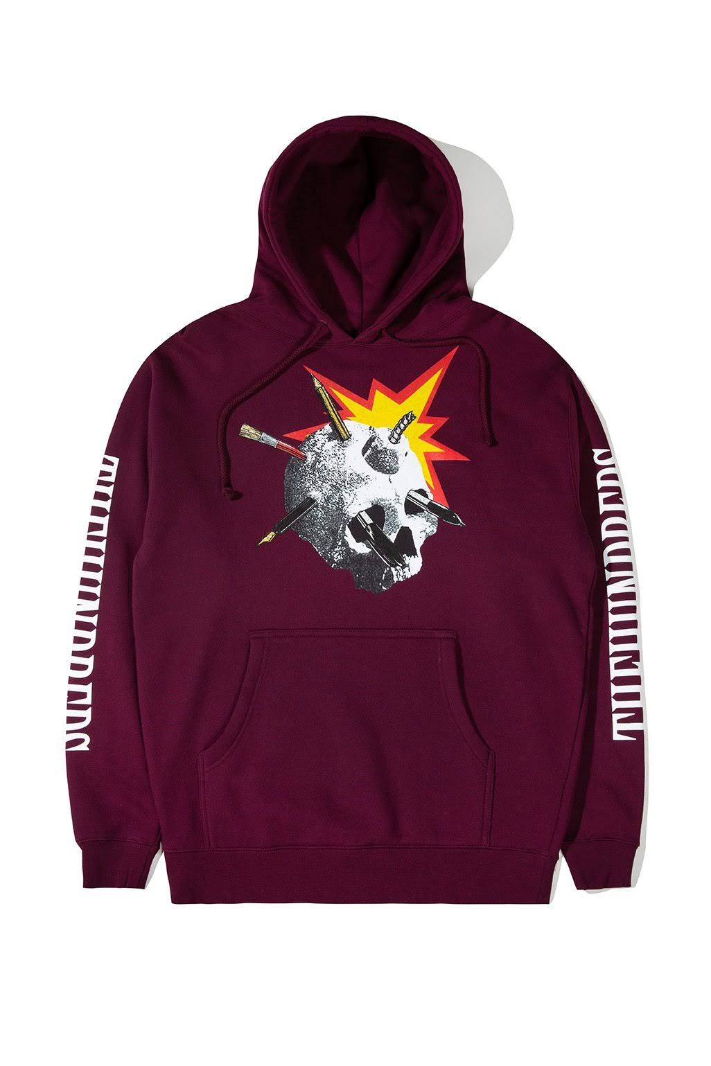 The Hundreds Craft Pullover Hoodie XL / Burgundy