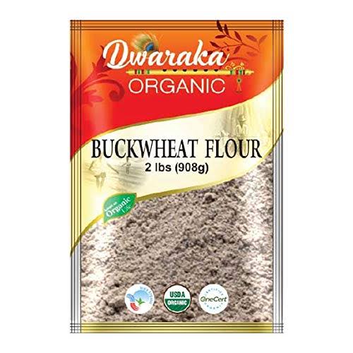 Dwaraka Organic Buckwheat Flour Kuttu Atta (2 LB / 908 Grams)
