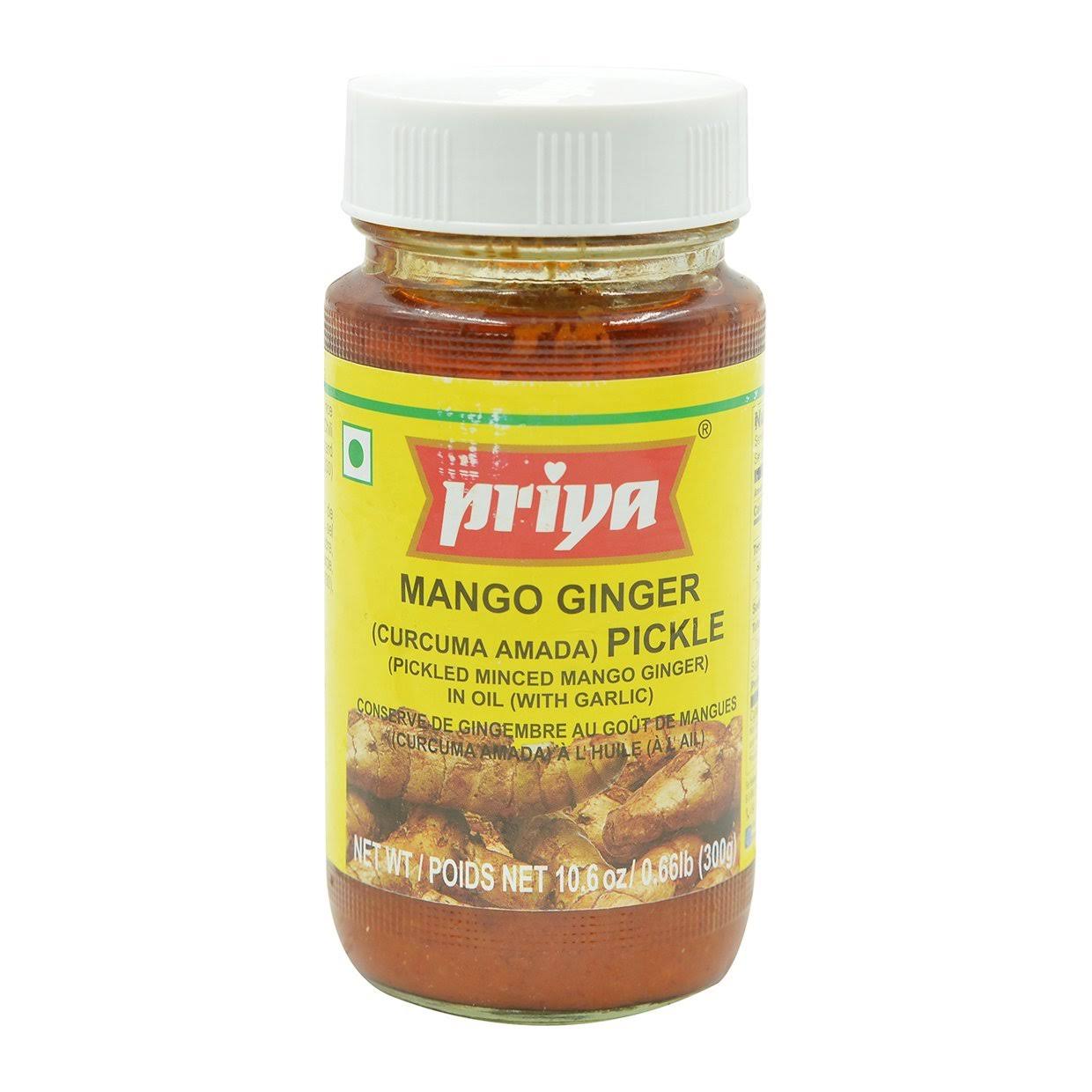 Priya Mango Ginger Pickle with Garlic - 300g