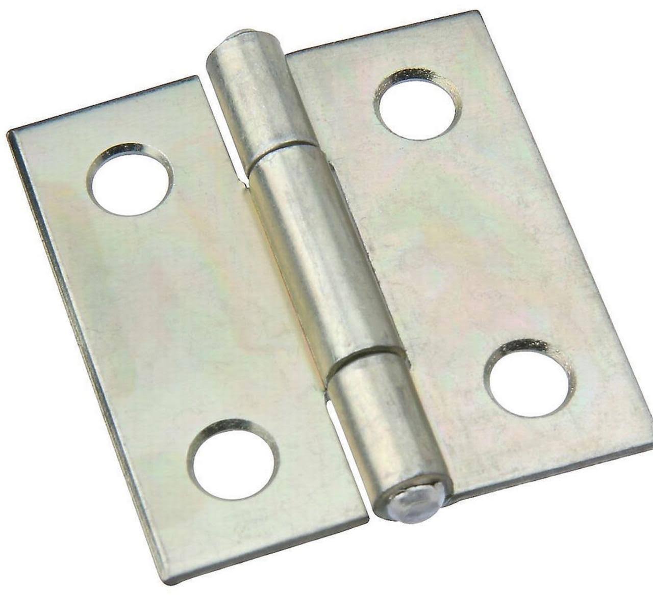 National Hardware N146-035 518 Non-Removable Pin Hinge - Zinc Plated, 1-1/2"
