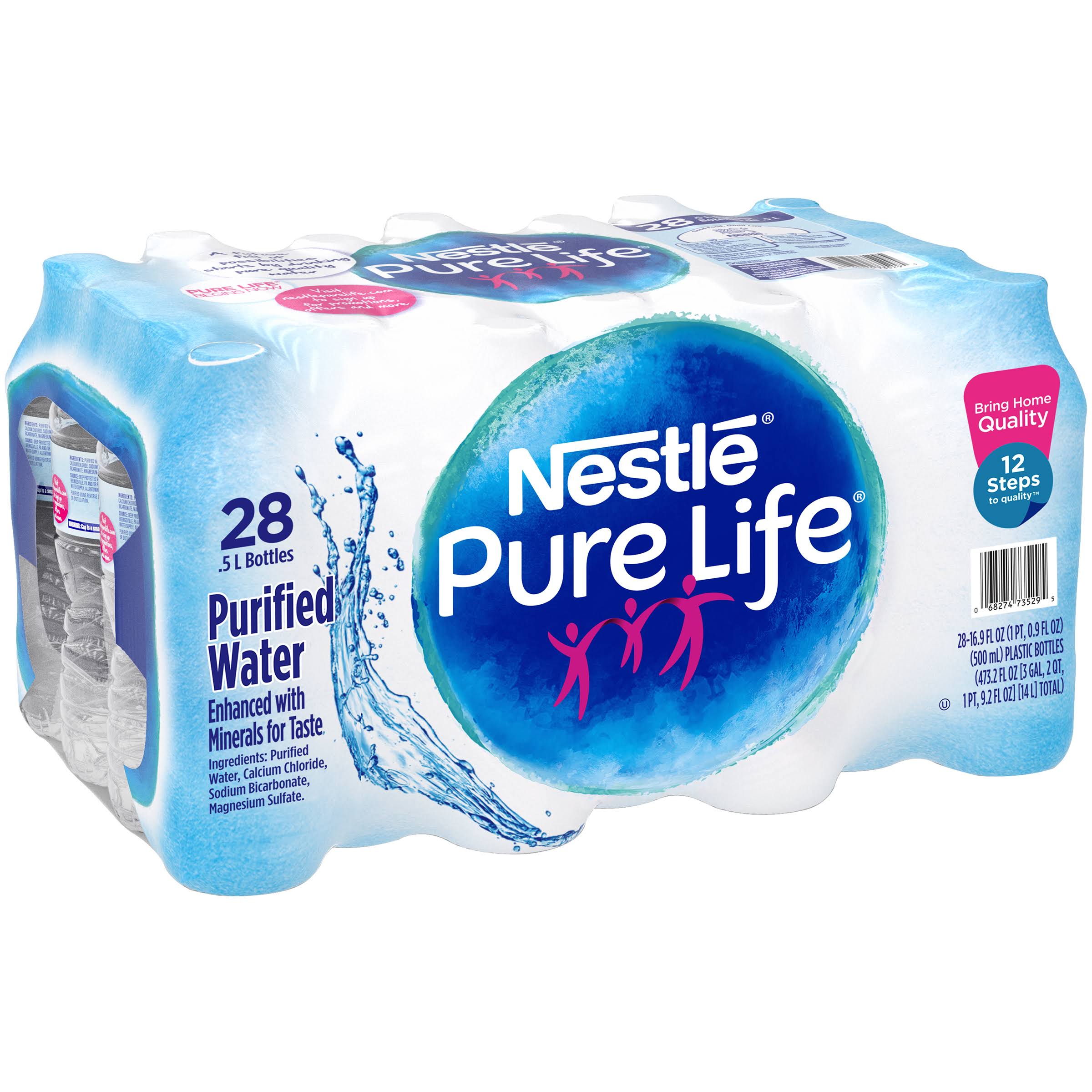 Nestle Pure Life Purified Water - 16.9oz, 28ct