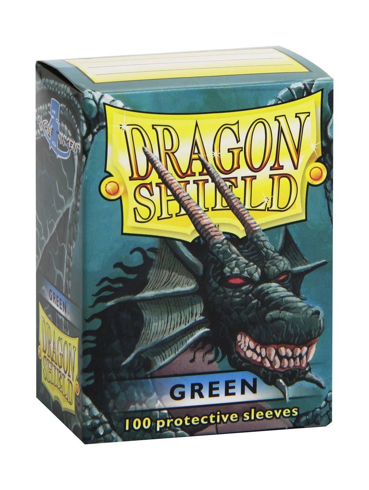 Dragon Shield Protective Sleeves - 100 Protective Sleeves, Green