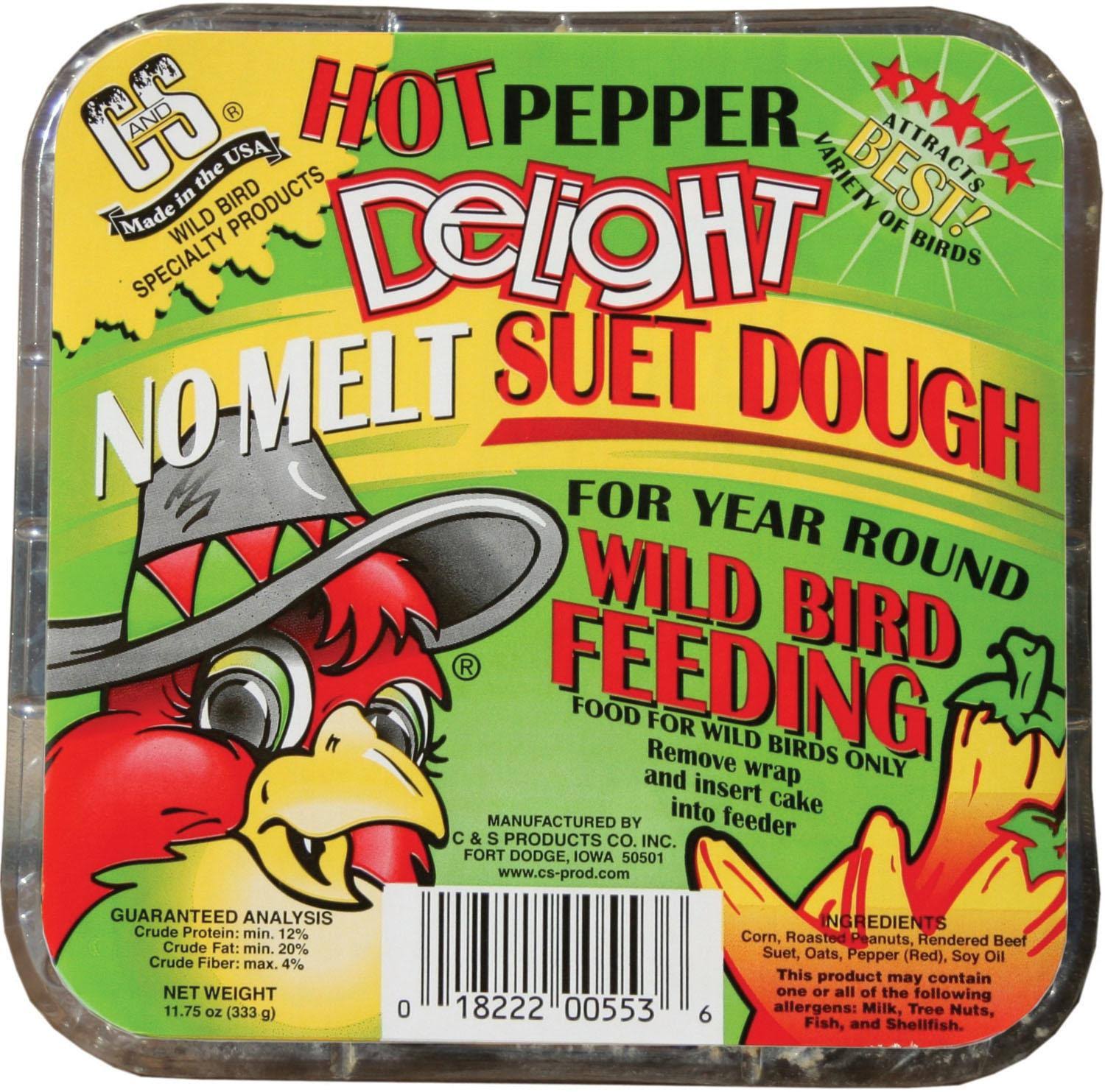 C&S Hot Pepper Delight No-Melt Suet Dough