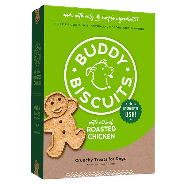 Buddy Biscuits Roasted Chicken Crunchy Dog Treats - 16oz