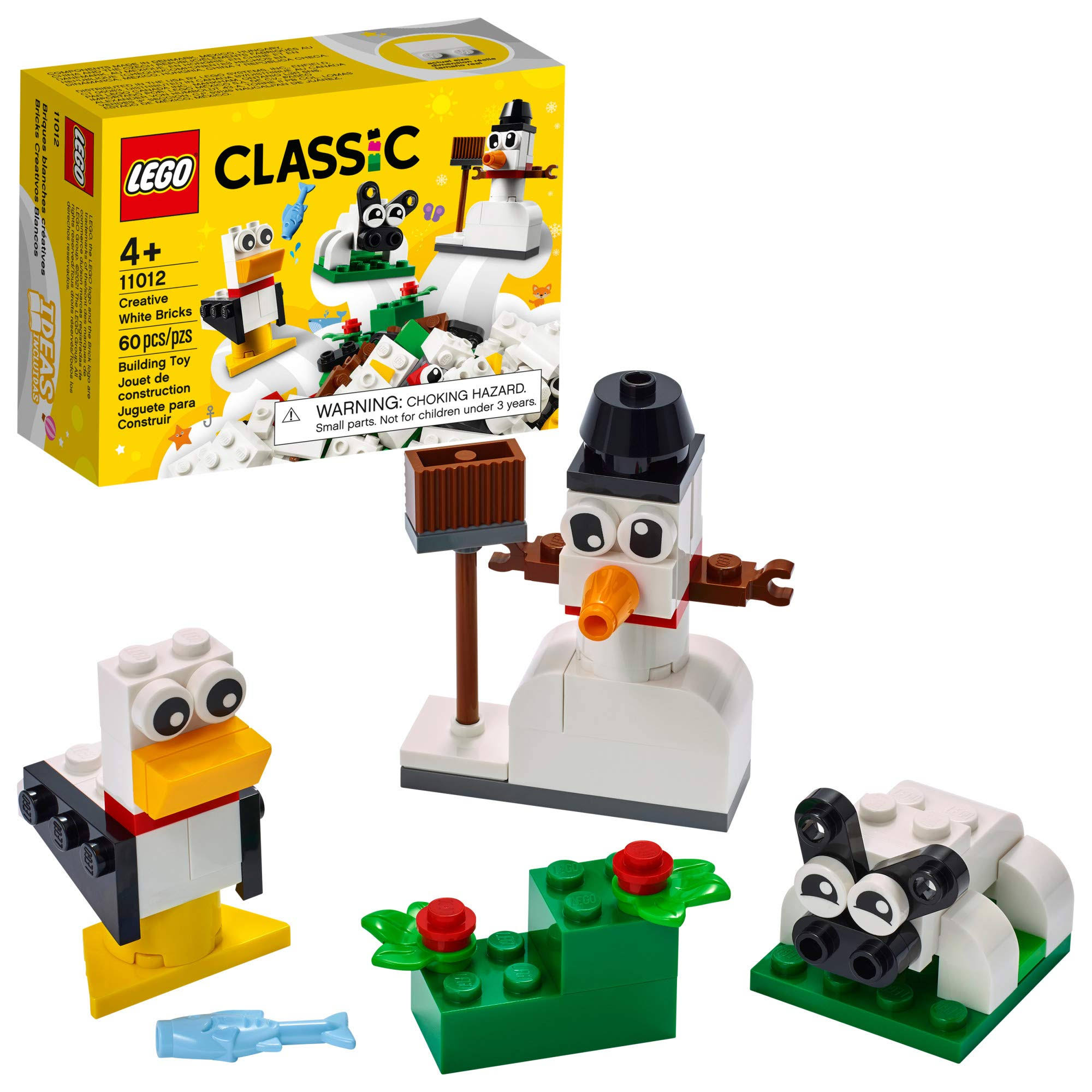 LEGO Classic Creative White Bricks 11012 Building Kit; Toy Building