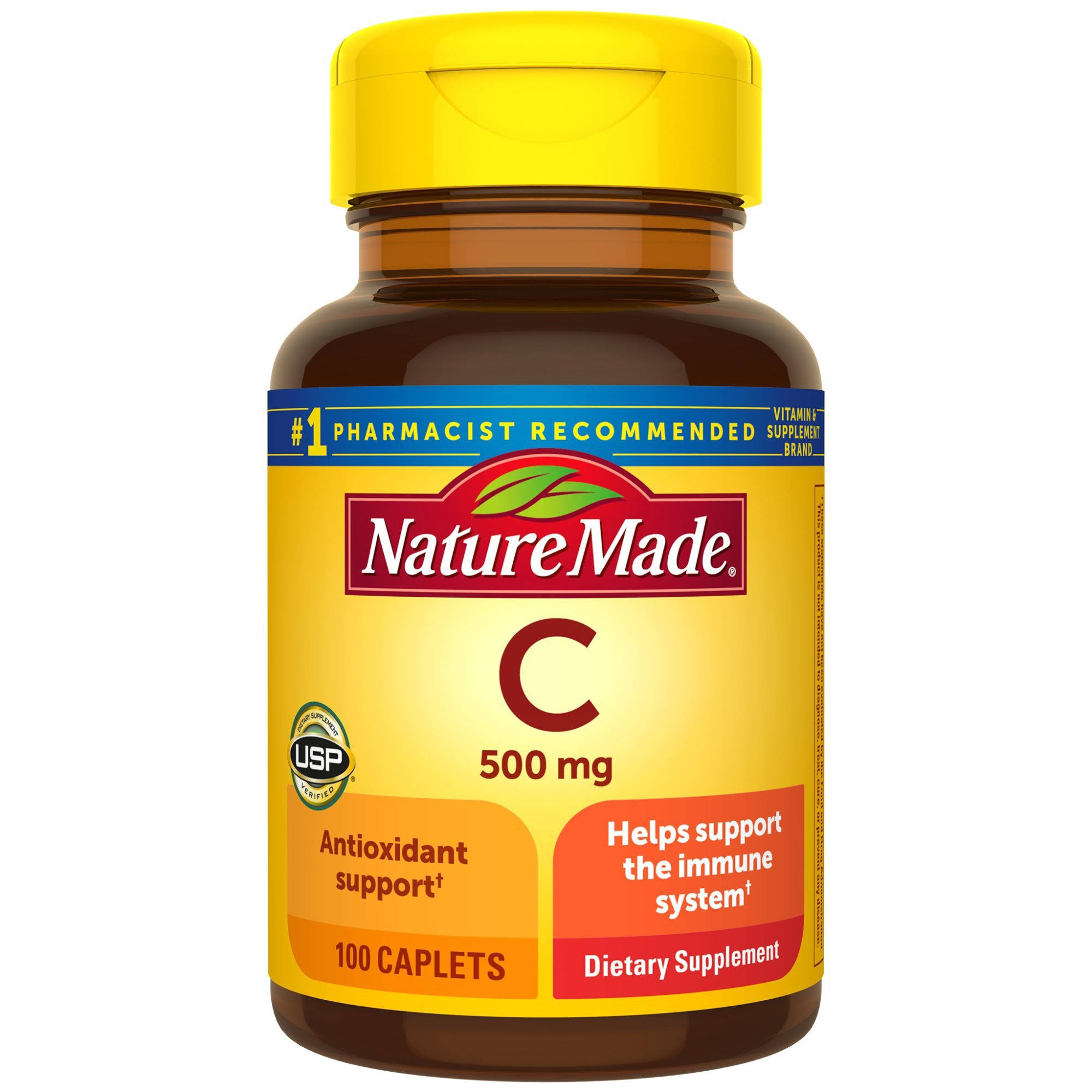 Nature Made Vitamin C - 500 mg - 100 Caplets