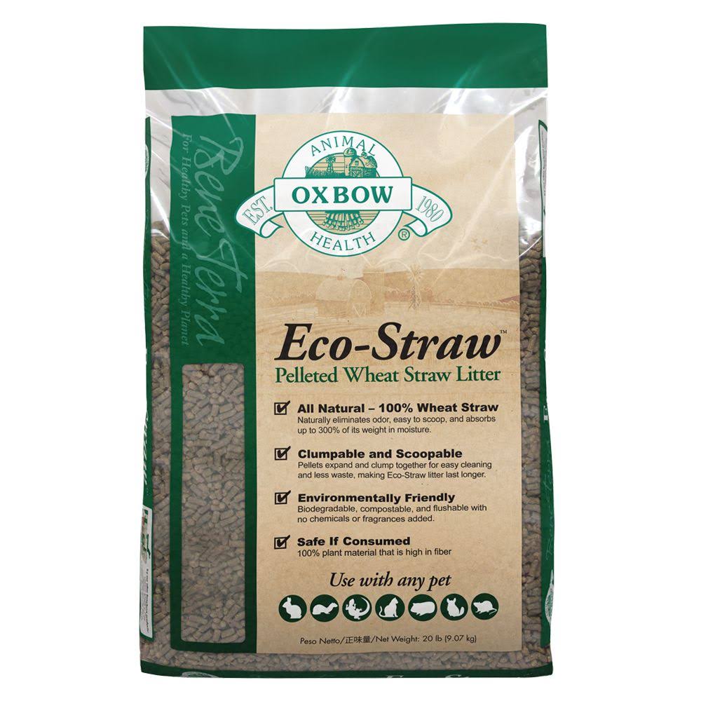 Oxbow Eco-Straw Pelleted Wheat Straw Litter - 20lb