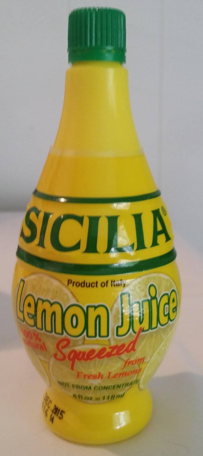 Sicilia Fresh Squeezed Lemon Juice - 4oz