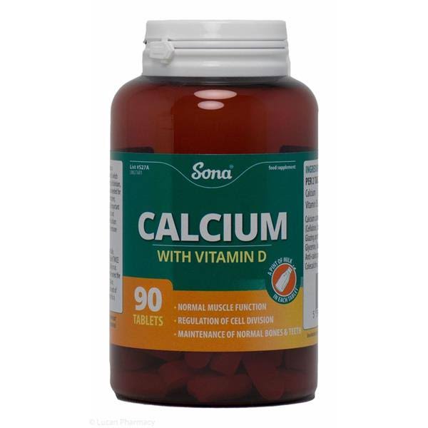 Sona Calcium With Vitamin D 90 Tablets