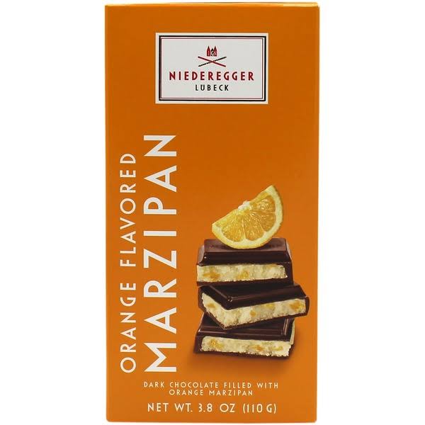Niederegger Marzipan Classic Orange Dark Chocolate Bar