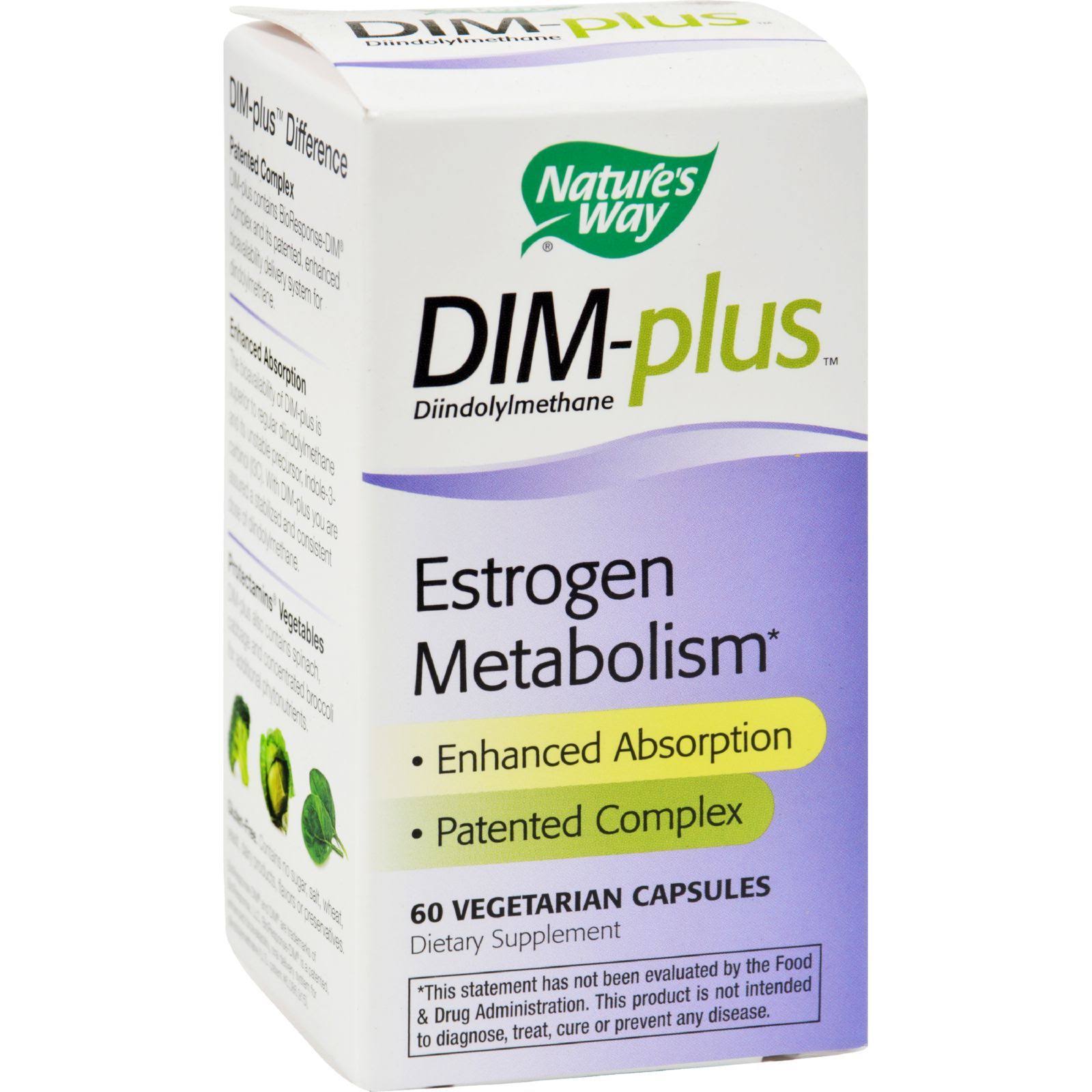 Nature's Way Dim-Plus Estrogen Metabolism Formula - 60 Capsules