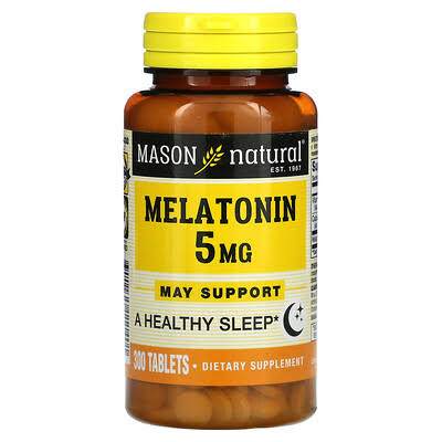 Mason Vitamins Melatonin Supplement - 5mg, 300 Tablets