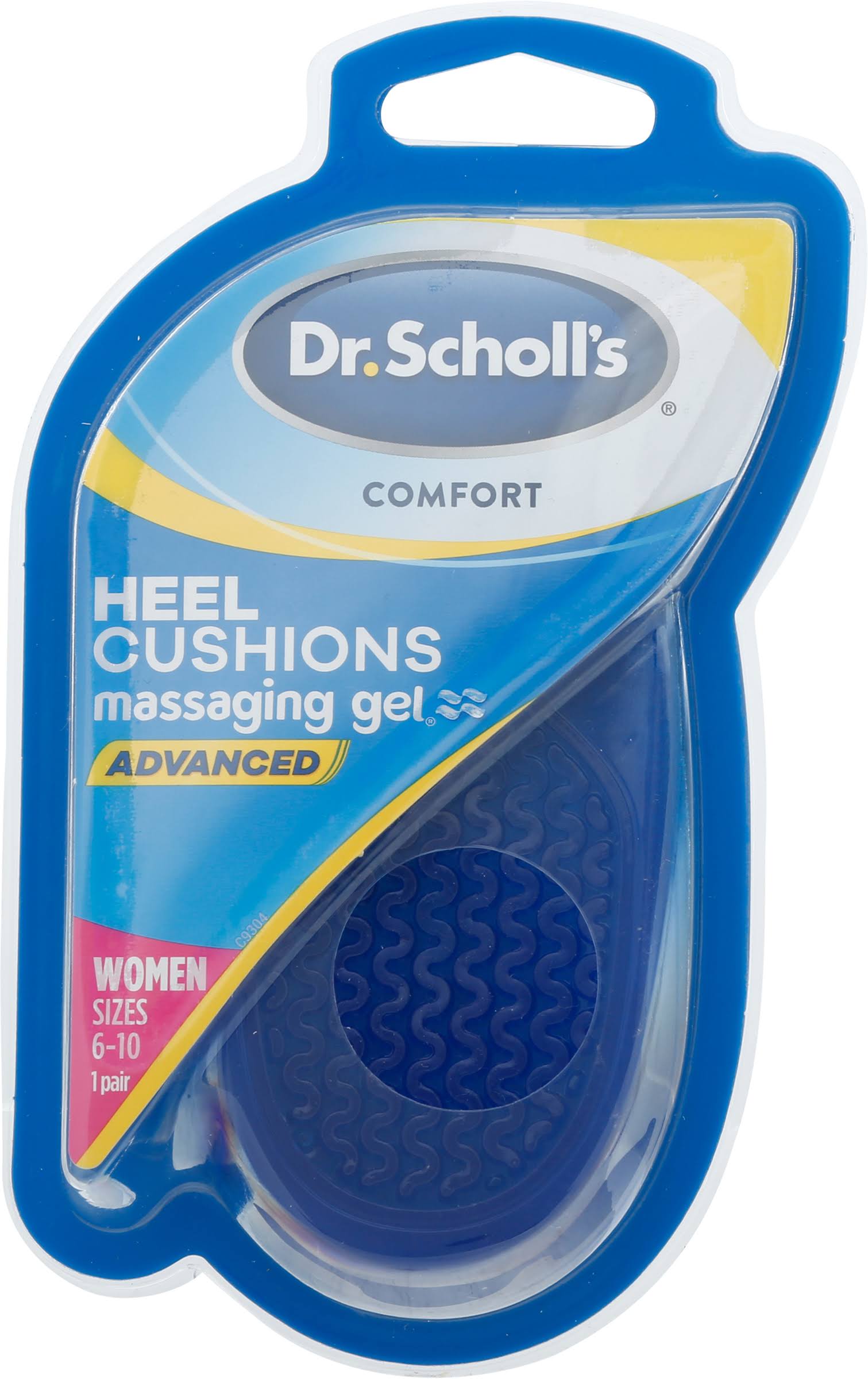 Dr. Scholls Comfort Heel Cushions for Women, 1 Pair, Size 6-10