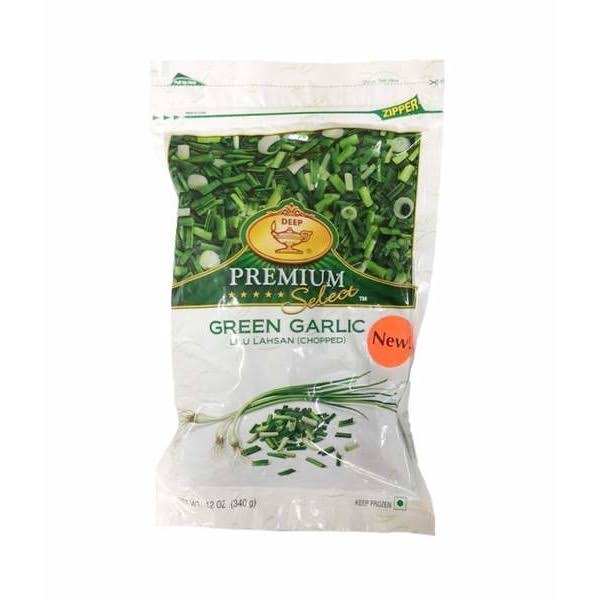 Deep Premium Frozen Green Garlic - 12 Ounces - Patel Brothers - Delivered by Mercato
