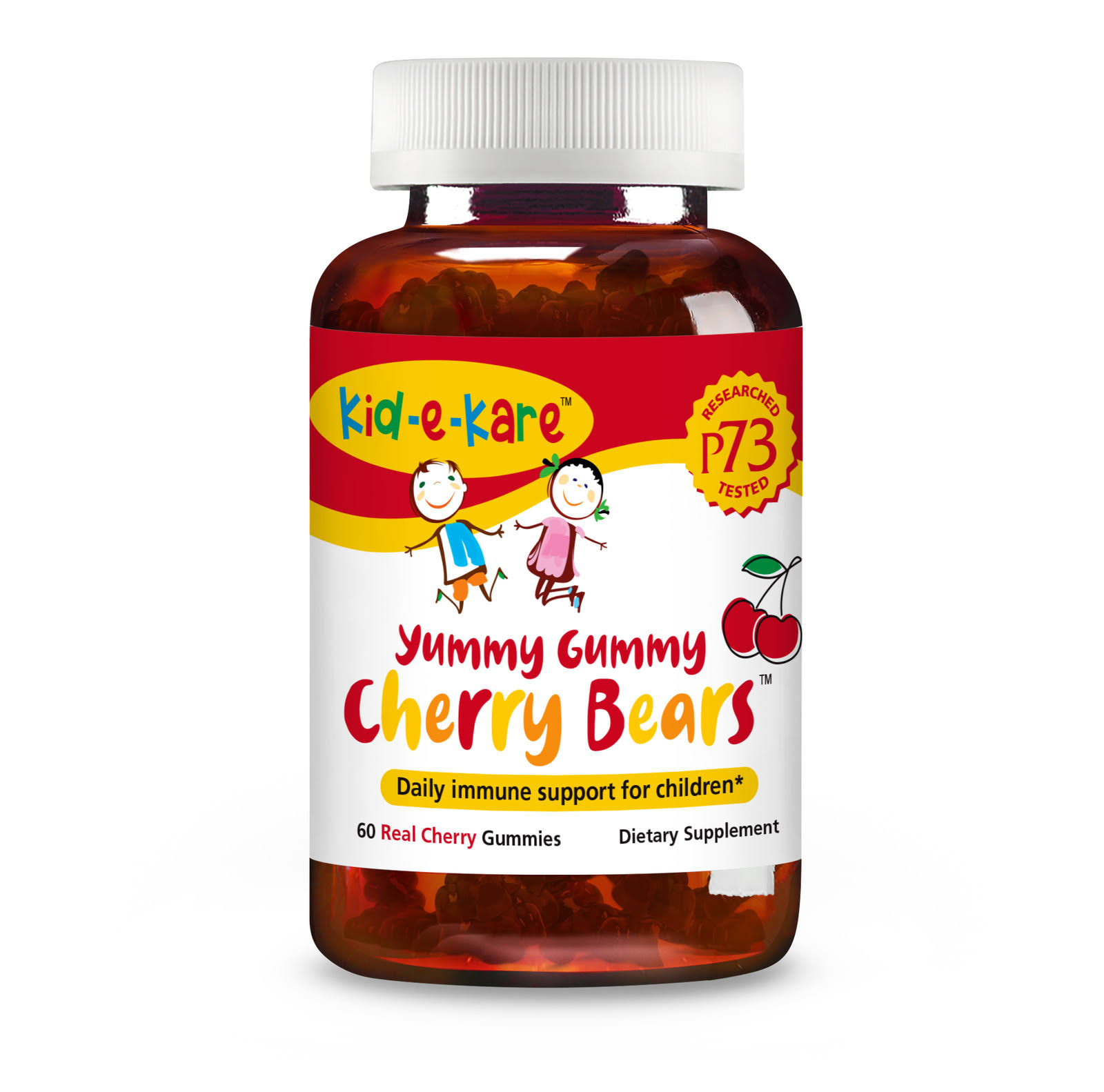 North American Herb and Spice Cherry Bears - 60 Gummies