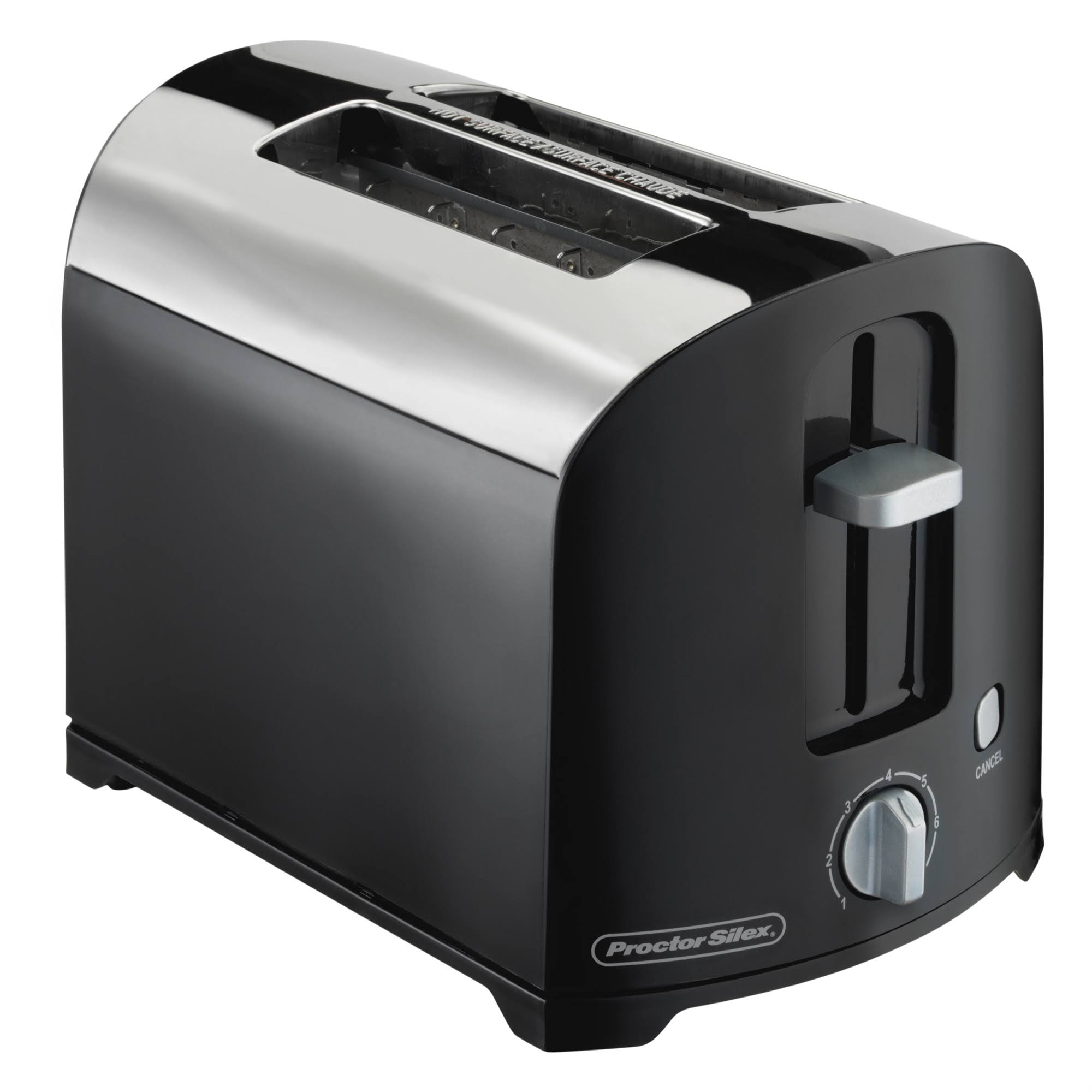 Proctor Silex Toaster - Black Chrome