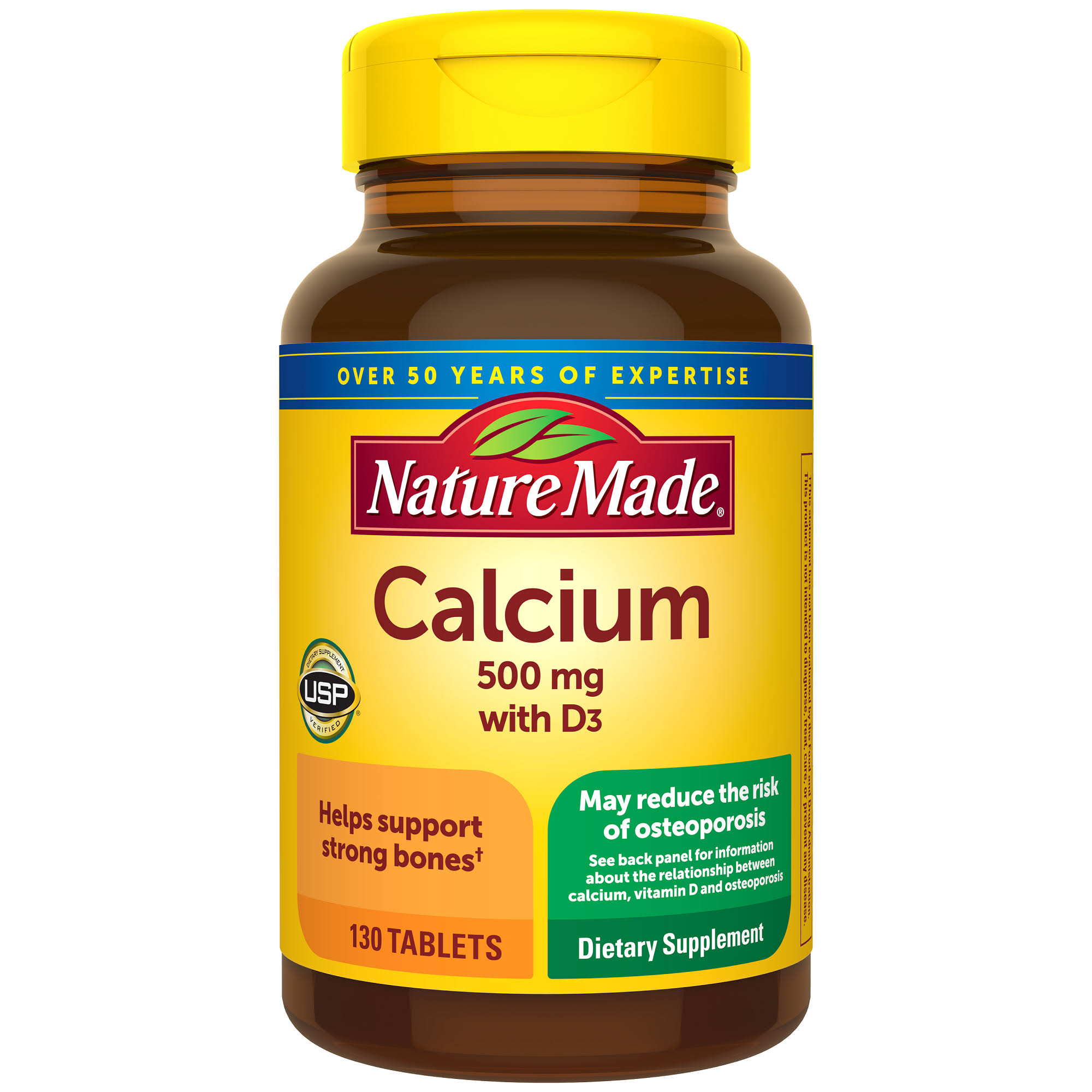 Nature Made Calcium 500 Mg and Vitamin D Tablets