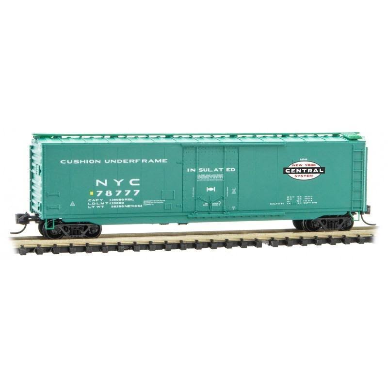 Micro-Trains #03200520 New York Central 50' Standard Boxcar Plug Door N-Scale