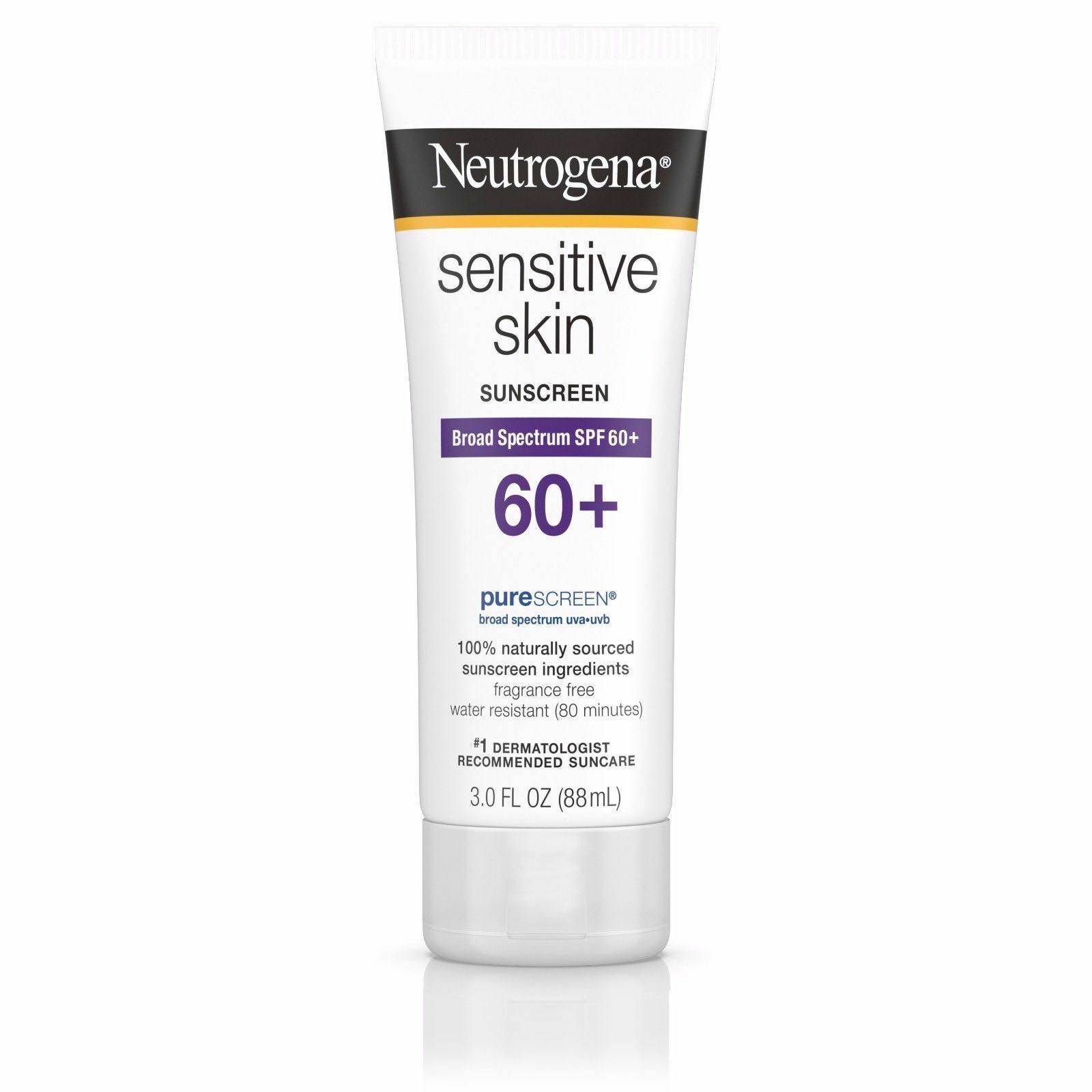 Neutrogena Sensitive Skin Sunscreen Lotion - SPF 60, 3oz