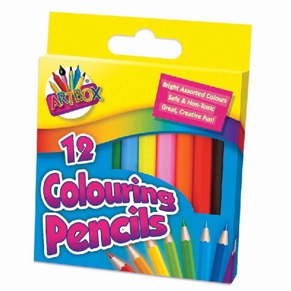 Art Box Mini Colouring Pencils - 12 Pack