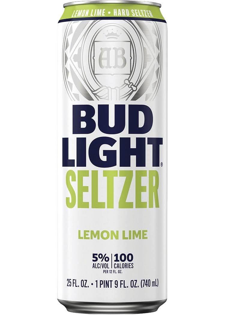 Bud Light Seltzer, Lemon Lime - 25 fl oz