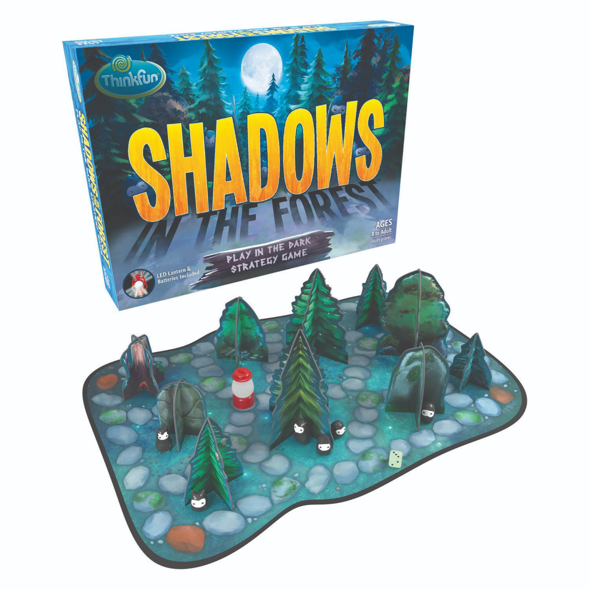 Thinkfun Shadows in The Forest Play in The Dark Board Game Strategy