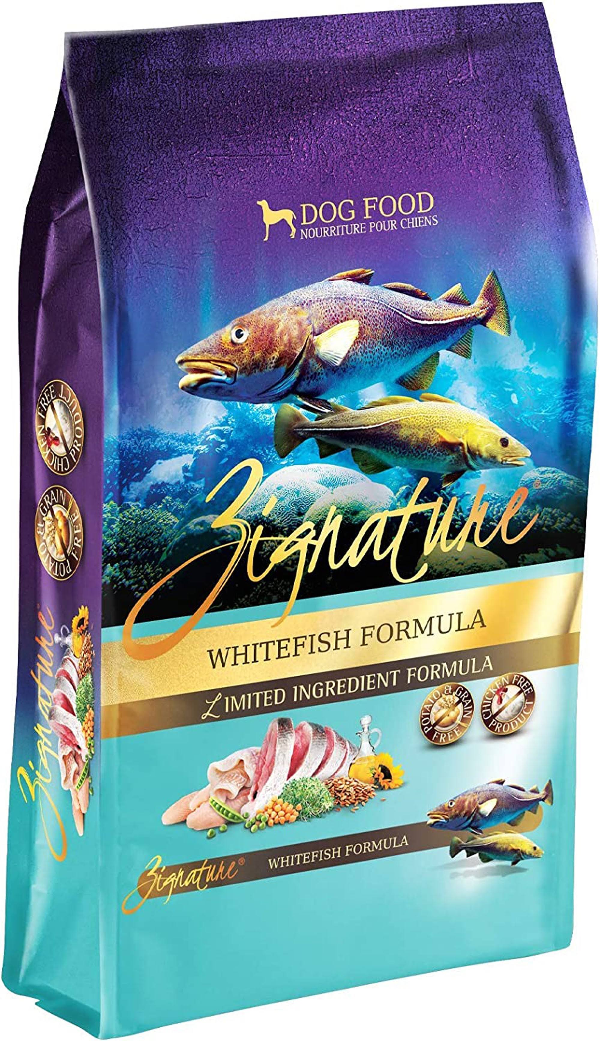 Zignature Dog Food - Whitefish Formula