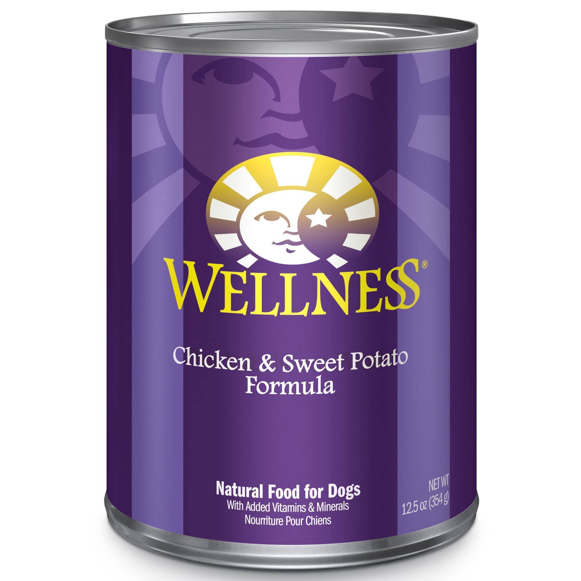 Wellness Canned Dog Food - Chicken and Sweet Potato, 12.5oz